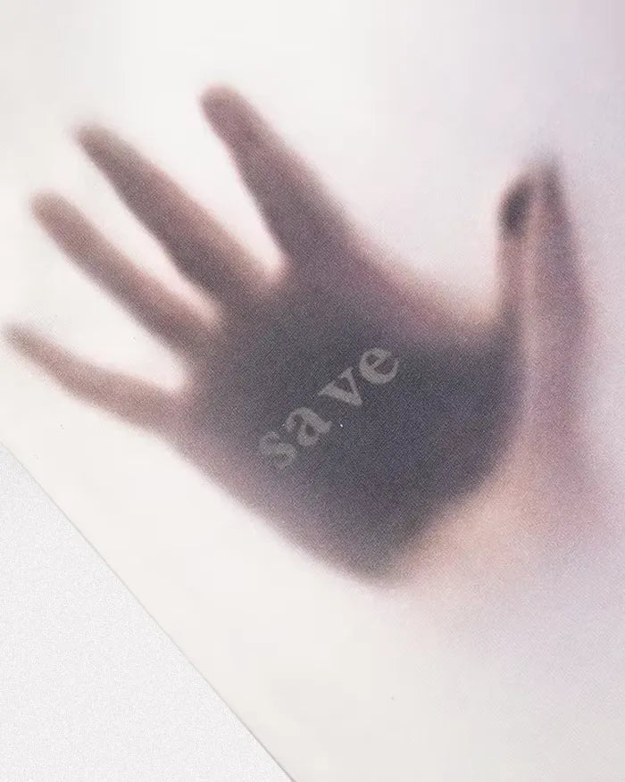 White T Shirt Streetwear ’Save me’