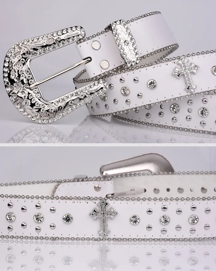 White Y2k belt ’Cryo’