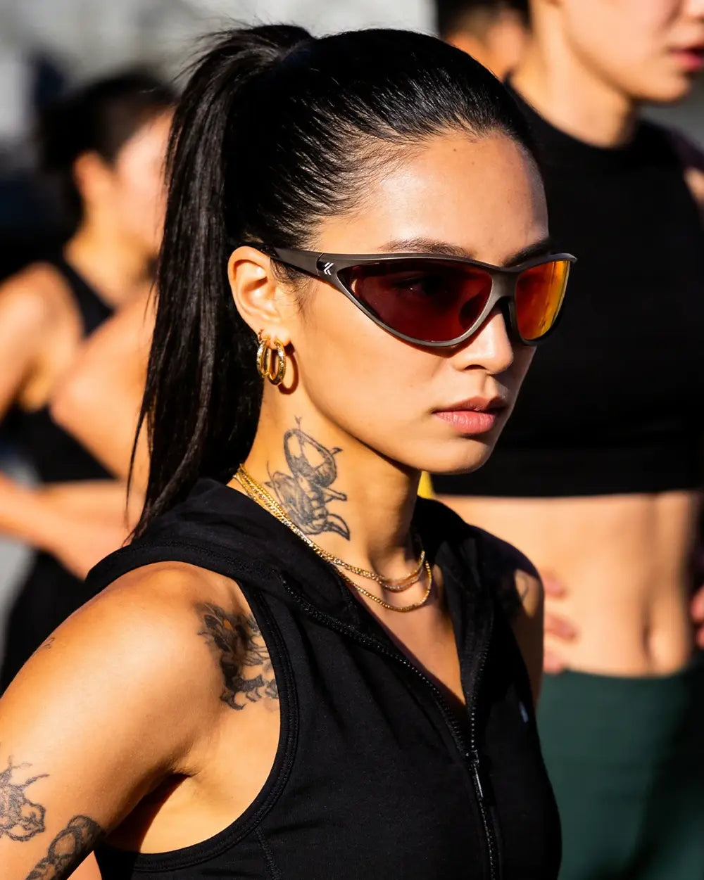 Wraparound Sunglasses Y2K ’Topaz’