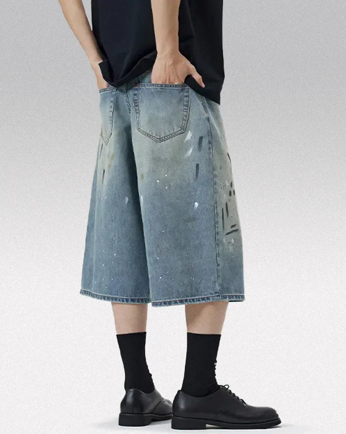Y2k baggy jorts ’Spectron’