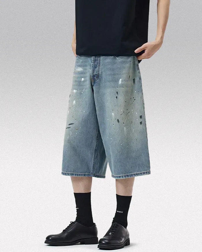 Y2k baggy jorts ’Spectron’