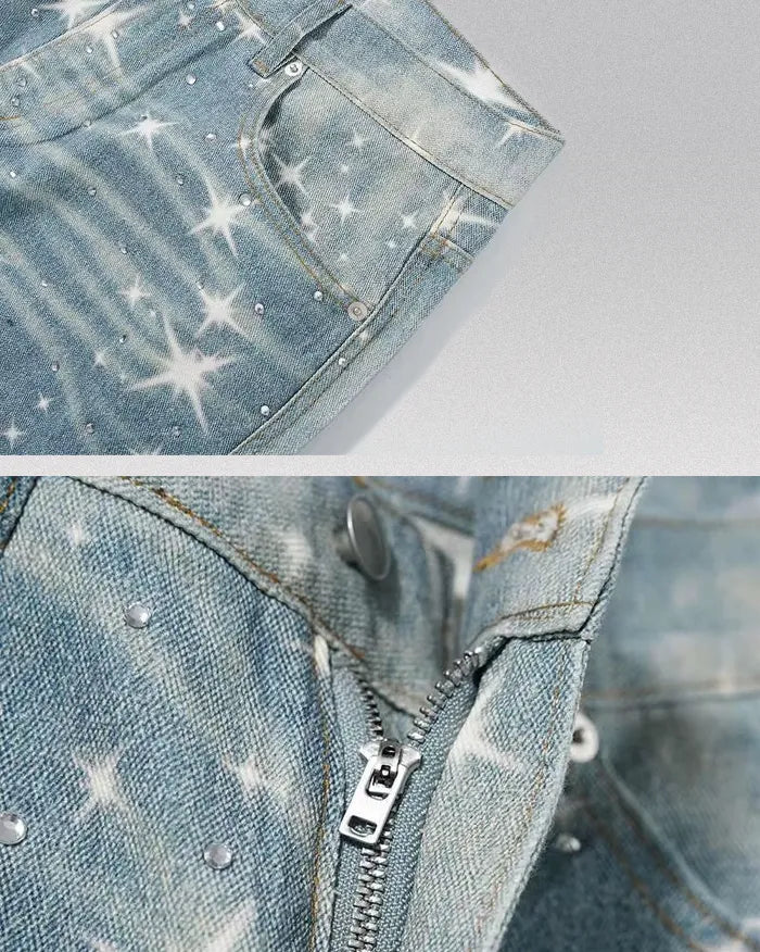 Y2k Blue Jeans ’Xenon’