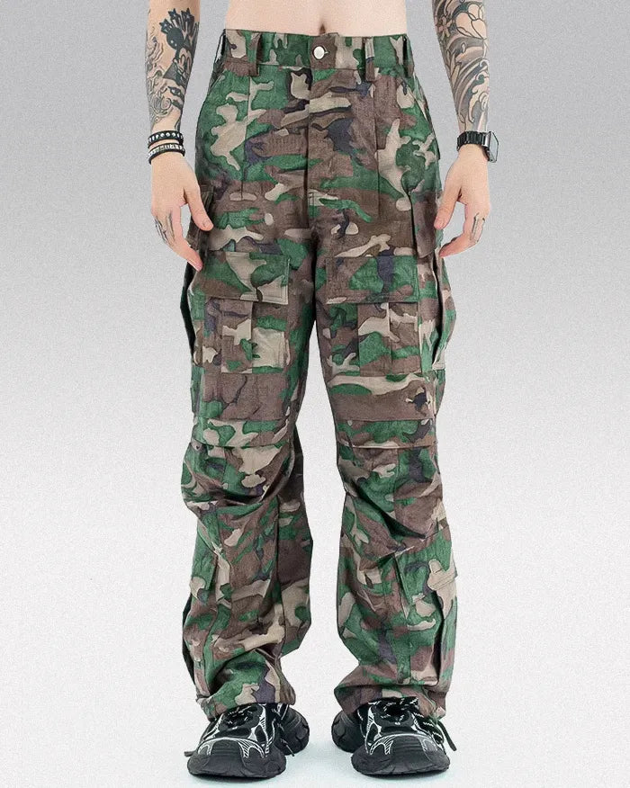 Y2k camo pants ’Orion’