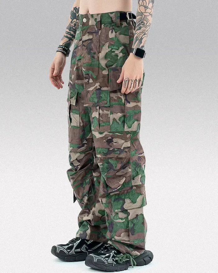Y2k camo pants ’Orion’