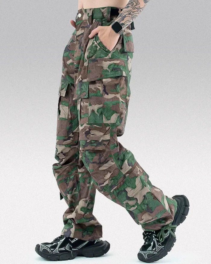 Y2k camo pants ’Orion’
