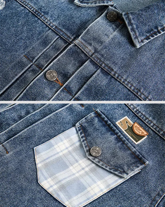 Y2k denim jacket ’Iris’