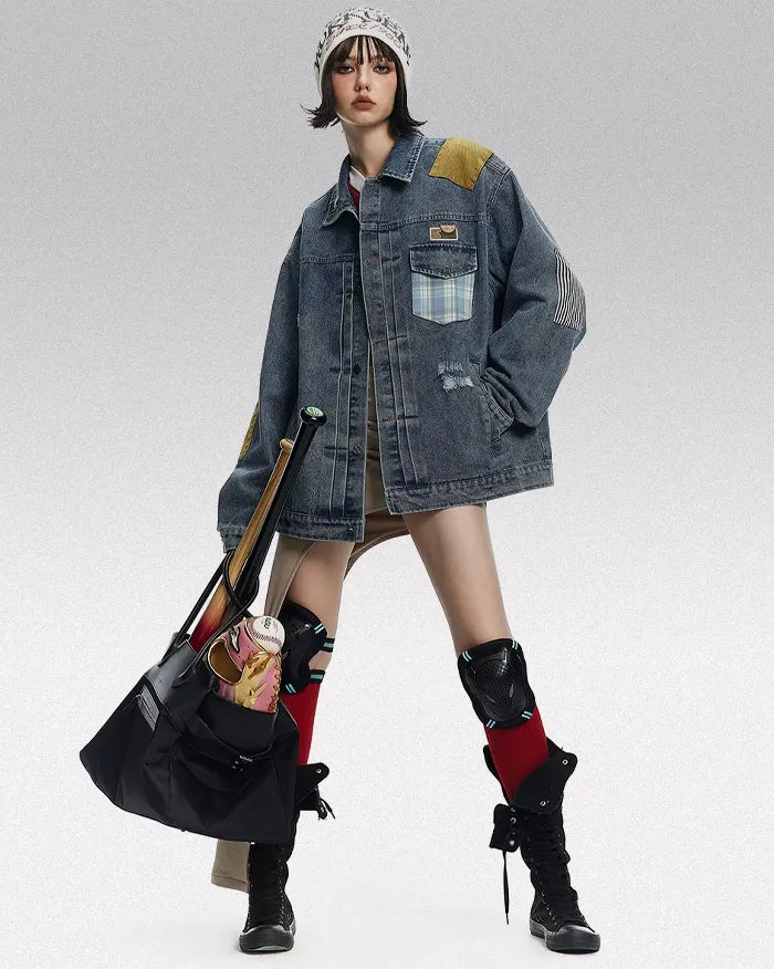 Y2k denim jacket ’Iris’