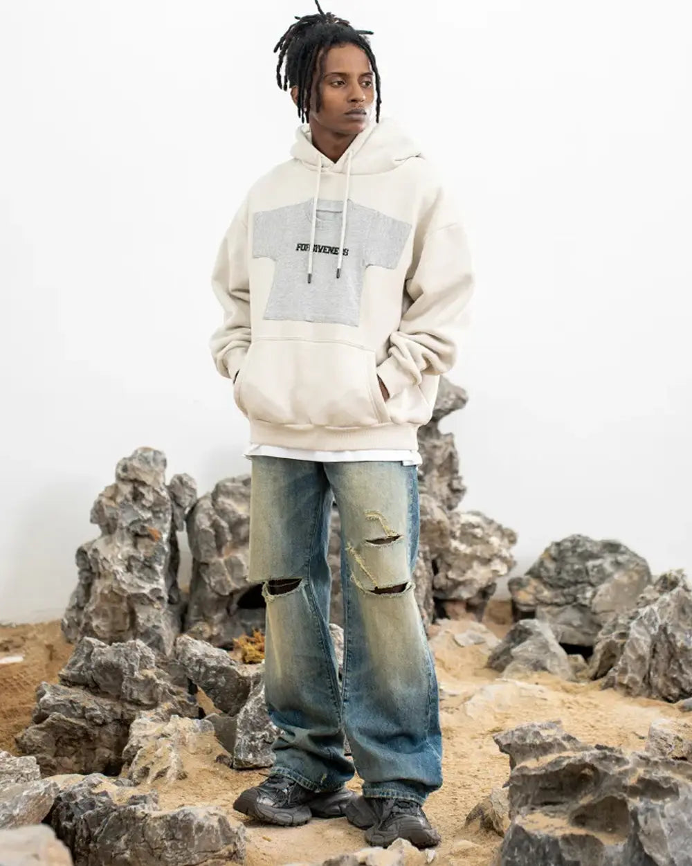 Y2k hoodie men’s ’Mona’