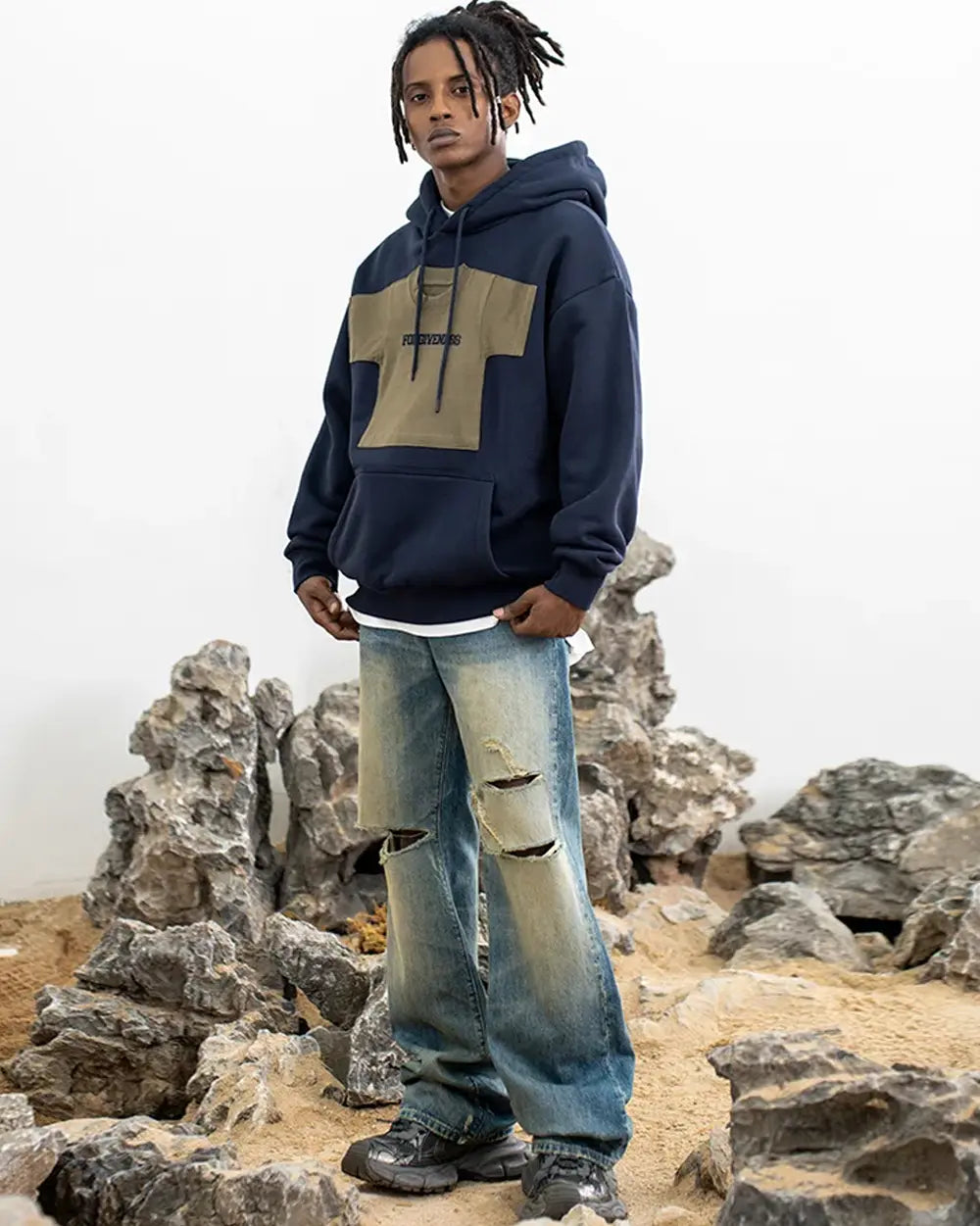 Y2k hoodie men’s ’Mona’