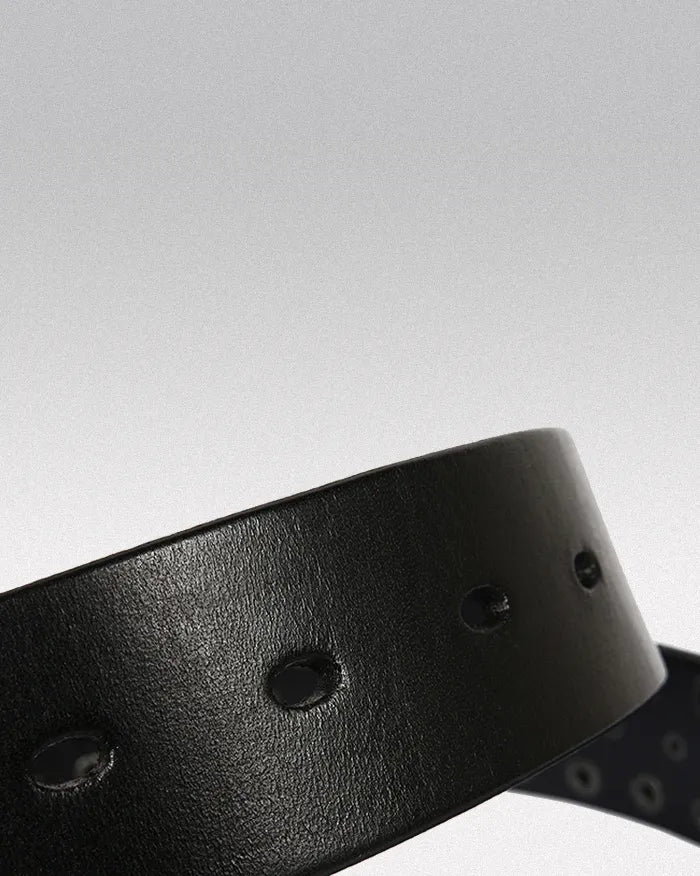 Y2k leather belt ’Flux’