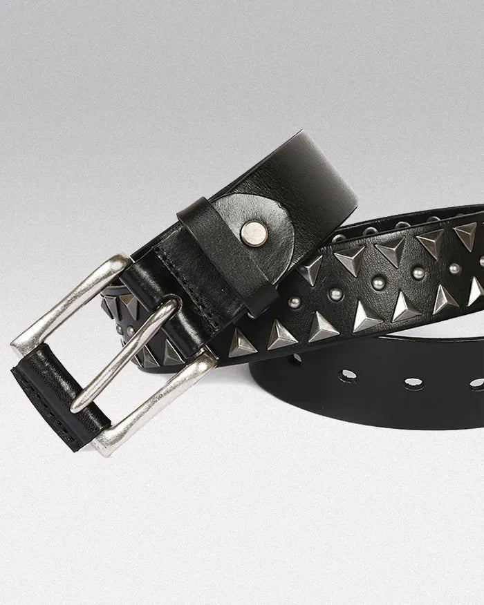 Y2k leather belt ’Flux’