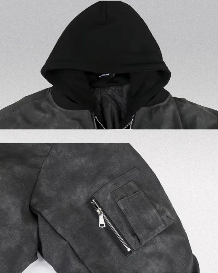 Y2k oversized jacket ’Nightcore’