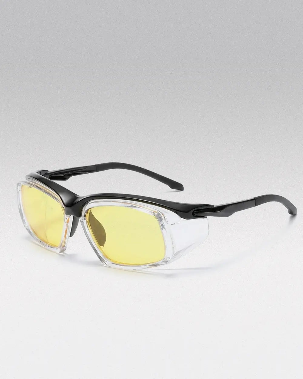Y2K Polarized Sunglasses ’Nexon’ - Yellow / Transparent