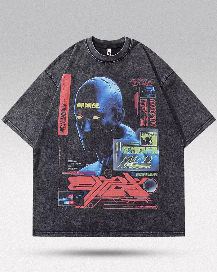 Y2k shirt print ’Hyperion’ - M
