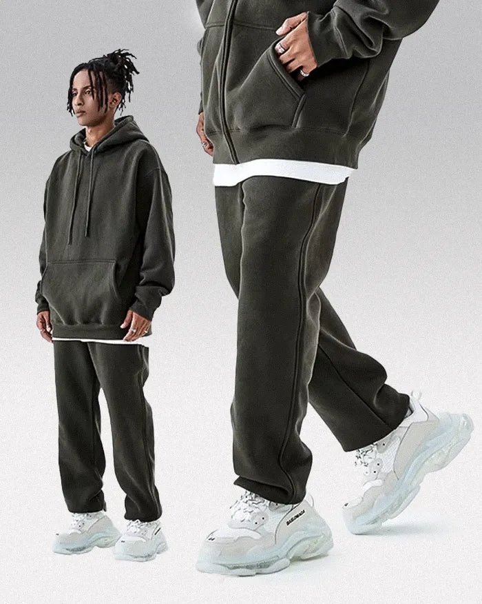 Y2k Sweatpants ’Zenith’ - Dark Iron Gray / S