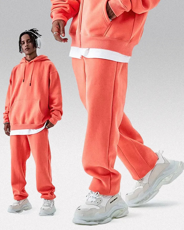 Y2k Sweatpants ’Zenith’ - Watermelon Red / S
