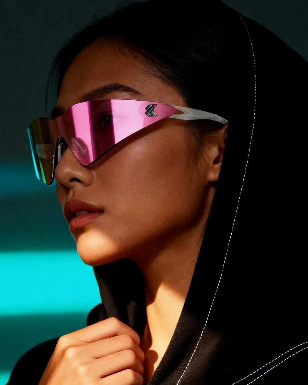 Y2K Visor Sunglasses ’Ashen’