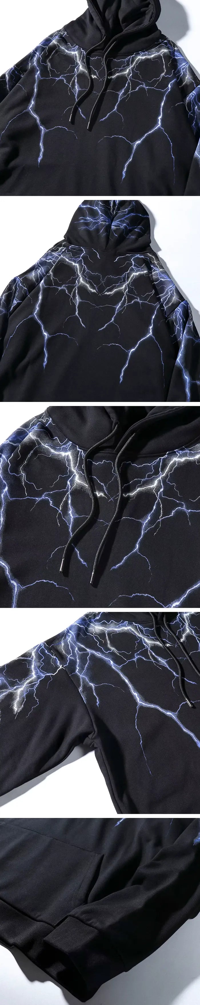details of the Oversized hoodie "Eon"