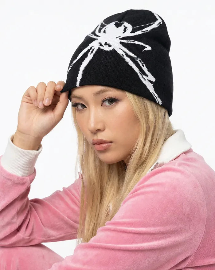 Spider Beanie Y2K ’Obsid’