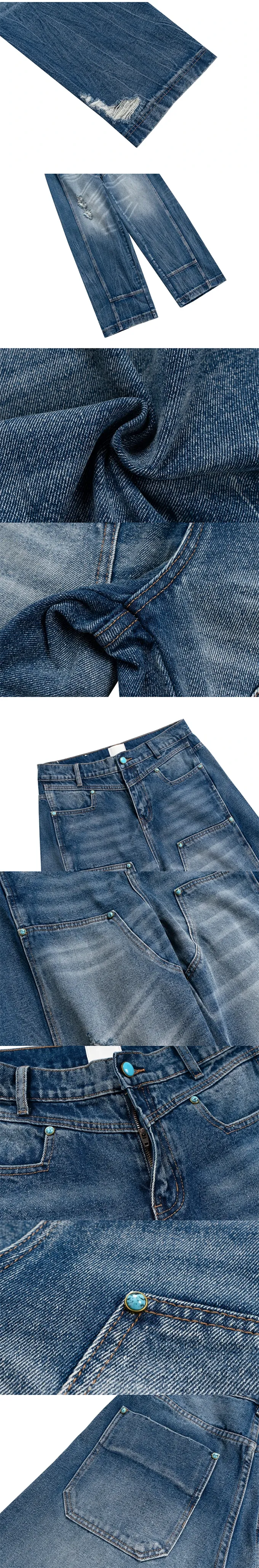 details of the Streetwear jeans "Quad"