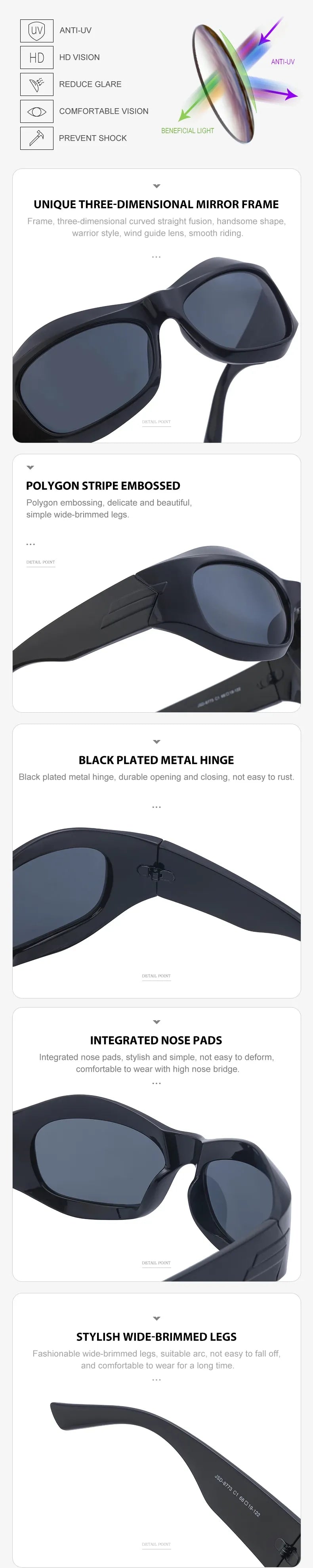 details of the Y2K Shades "Shuri"