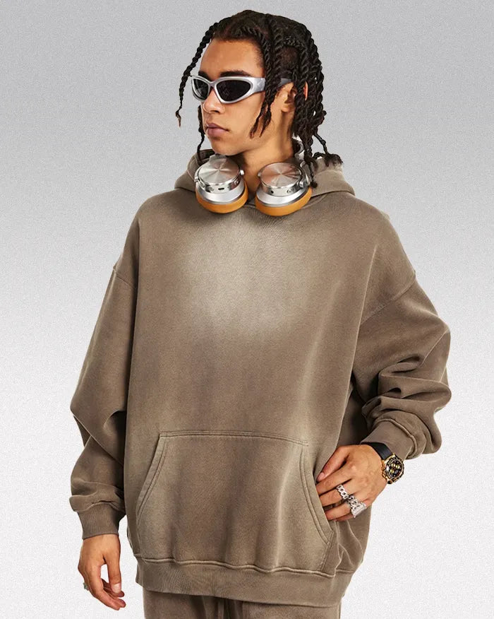 Acid wash hoodie ’Lucid’