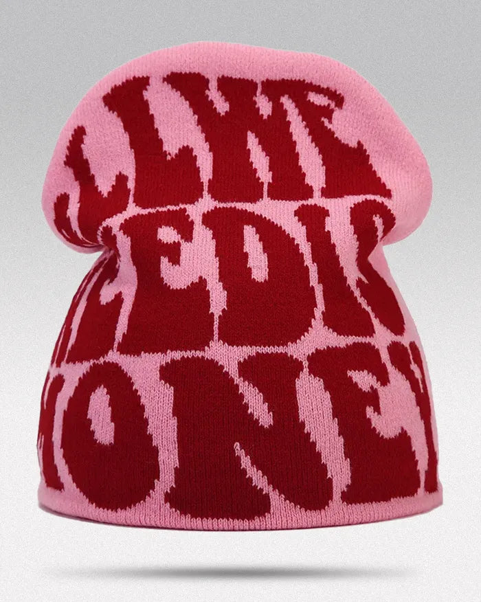 ’All We Need is Money’ Beanie - Pink