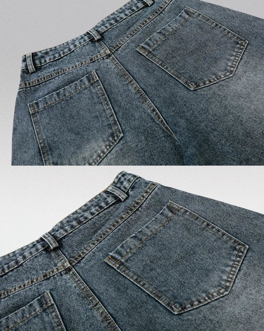 Baggy Rhinestone Jorts ’Warp’