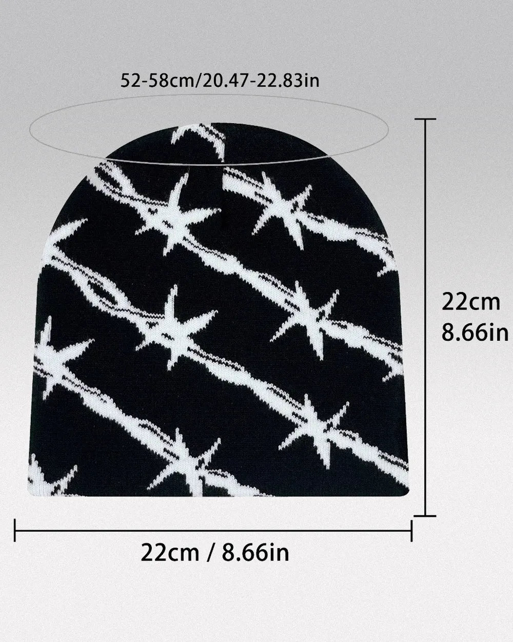 Barbed Wire Beanie