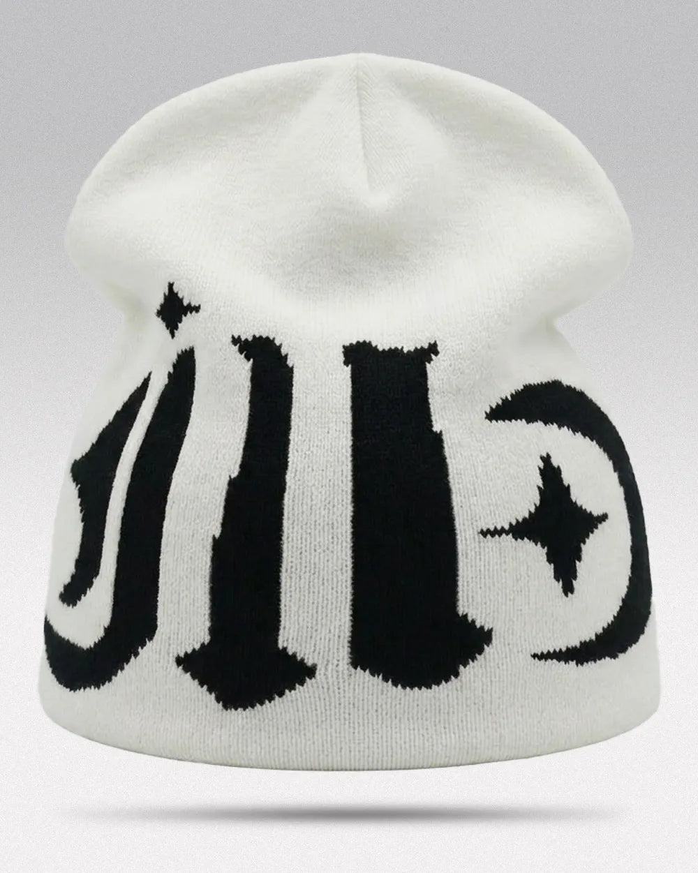 Beanie Hat Y2K ’Polaris’ - White