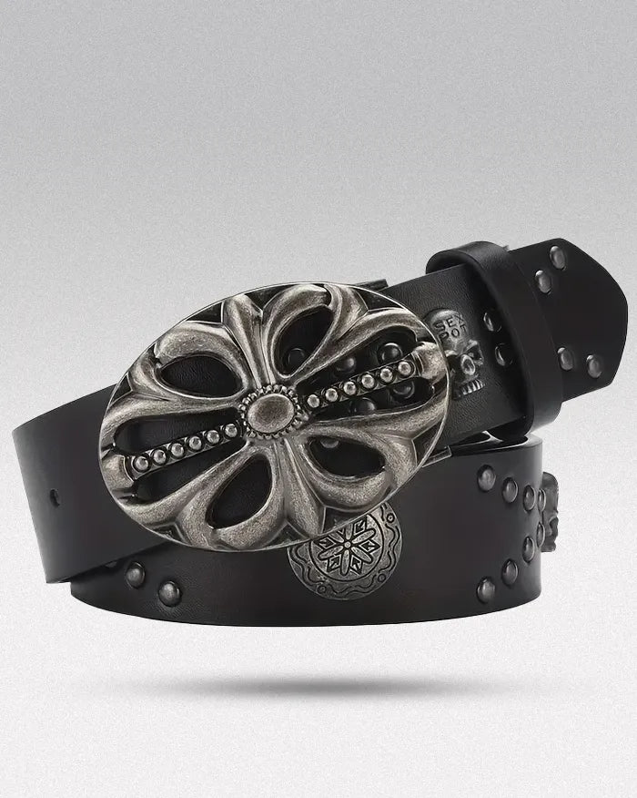 Belt y2k ’Halcyon’ black / 120cm / 47inches