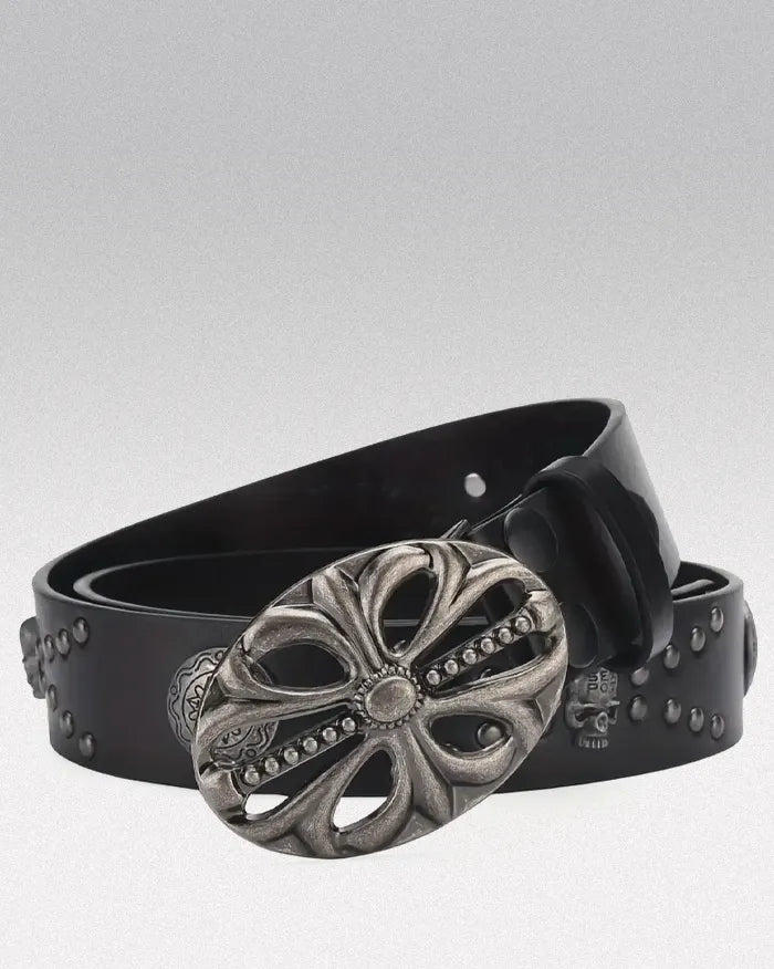 Belt y2k ’Halcyon’ black / 120cm / 47inches