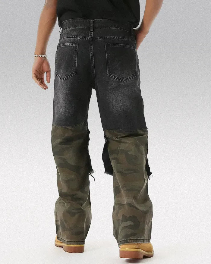 Camouflage Patchwork pants ’Cypher’