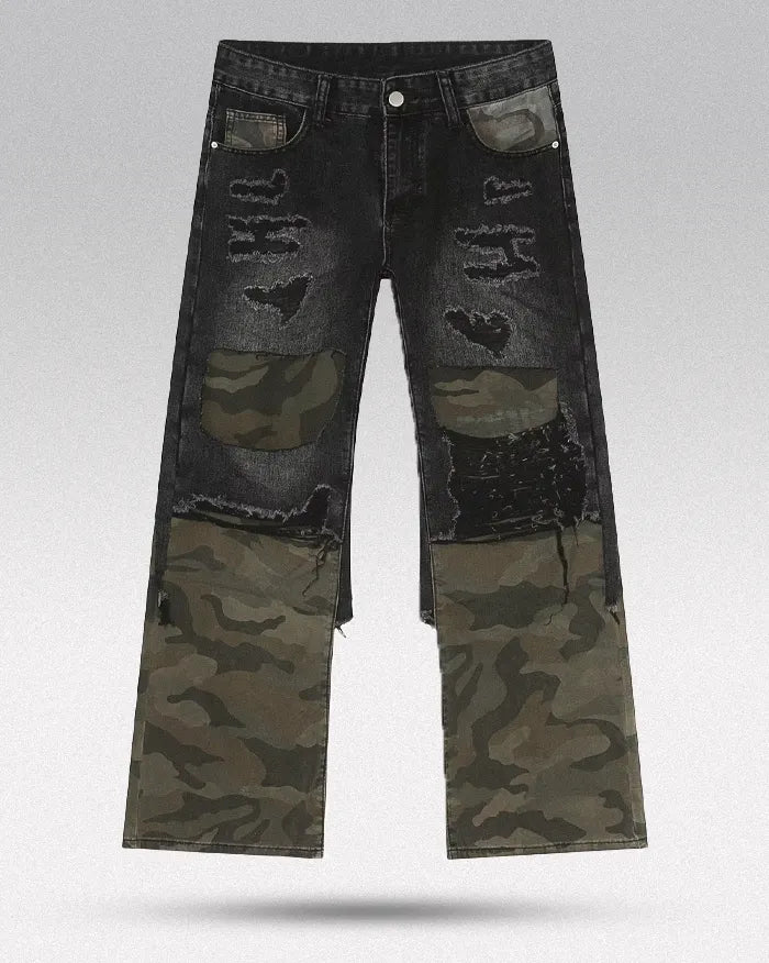 Camouflage Patchwork pants ’Cypher’