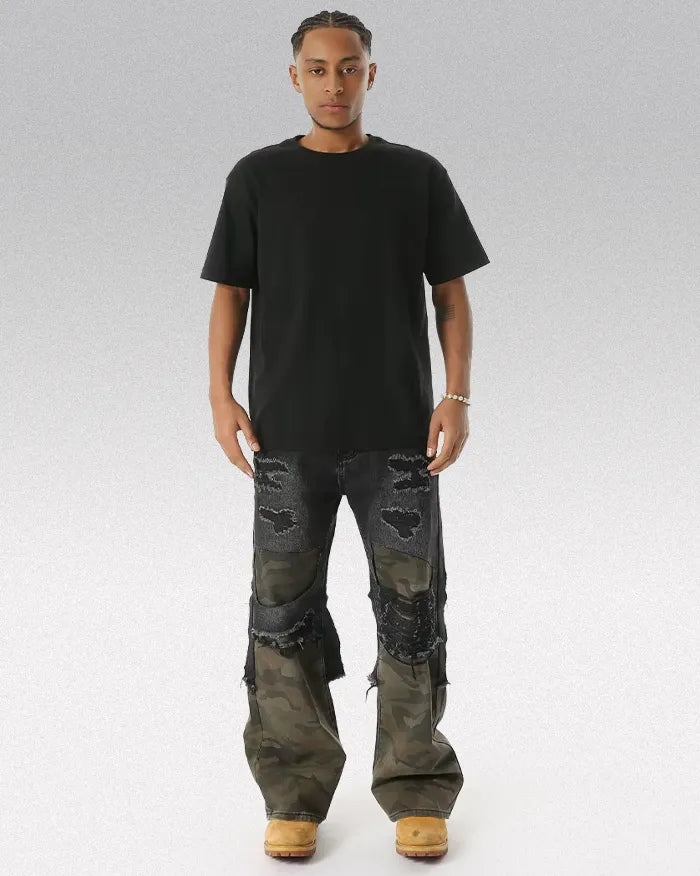 Camouflage Patchwork pants ’Cypher’