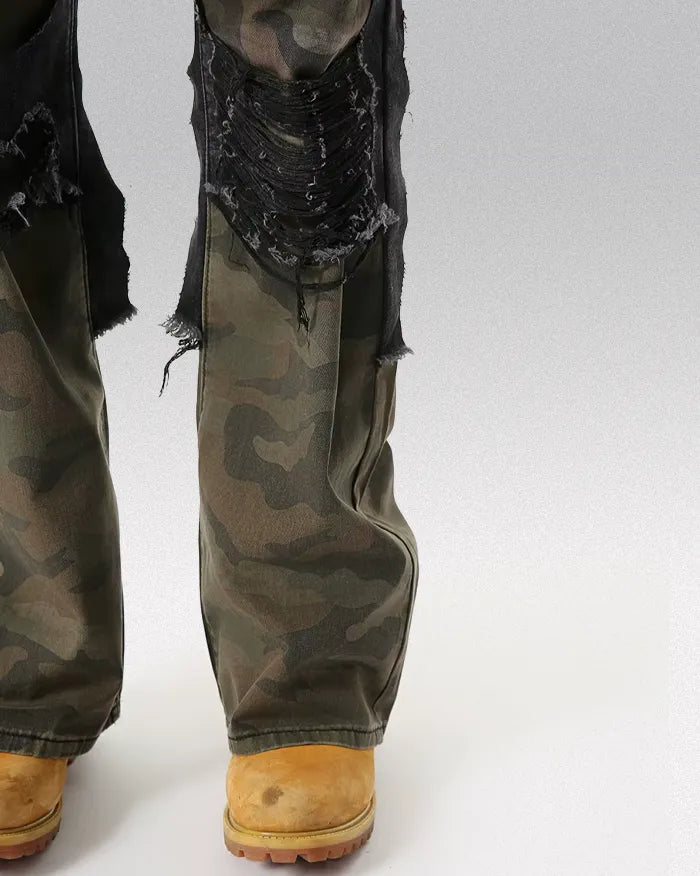 Camouflage Patchwork pants ’Cypher’