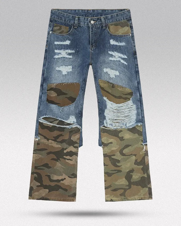 Camouflage Patchwork pants ’Cypher’