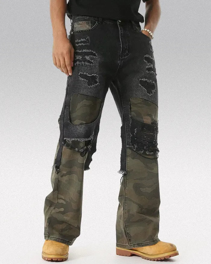 Camouflage Patchwork pants ’Cypher’