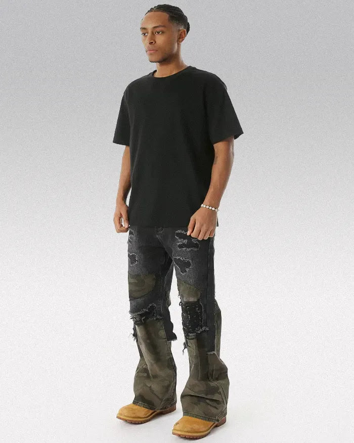 Camouflage Patchwork pants ’Cypher’