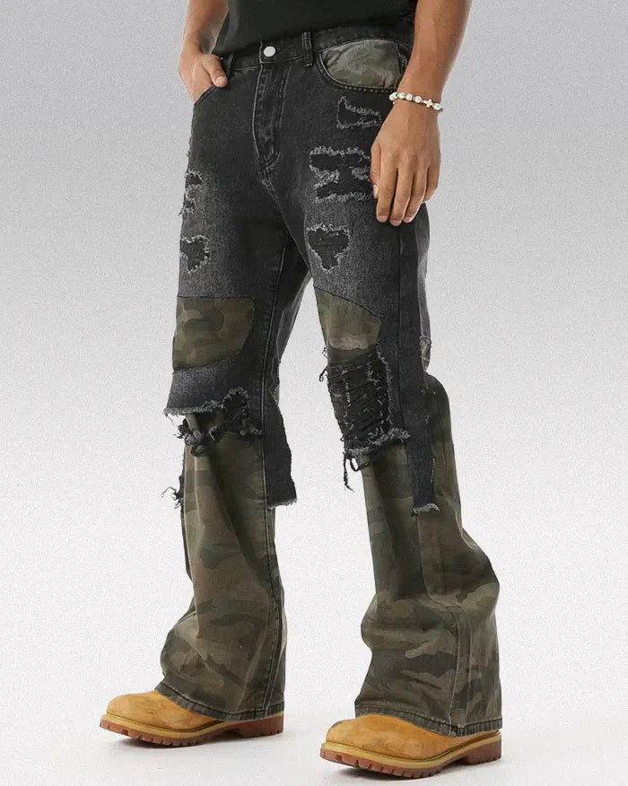 Camouflage Patchwork pants ’Cypher’