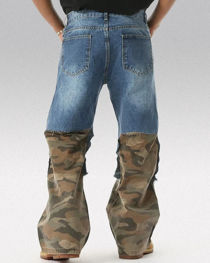 Camouflage Patchwork pants ’Cypher’