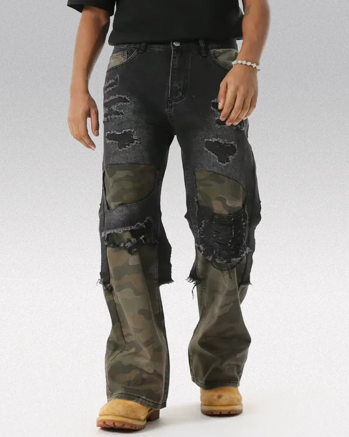Camouflage Patchwork pants ’Cypher’