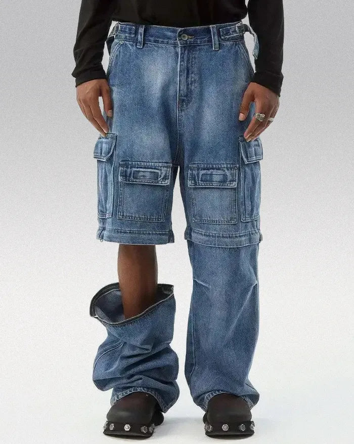 Convertible cargo pants ’Vynil’ - 28