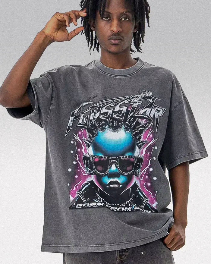 Cyber y2k shirt ’Cygnus’