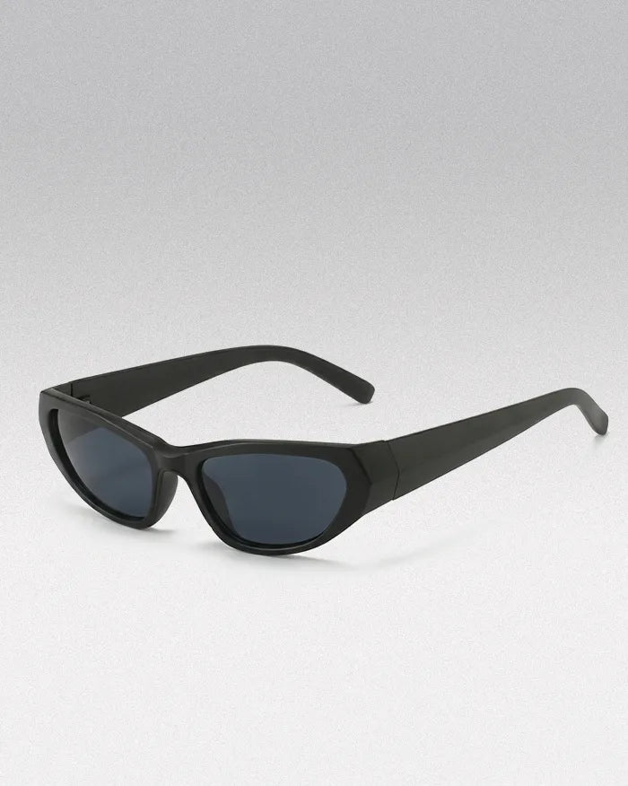 Cyber Y2K Sunglasses ’Acrid’ - Black Gray
