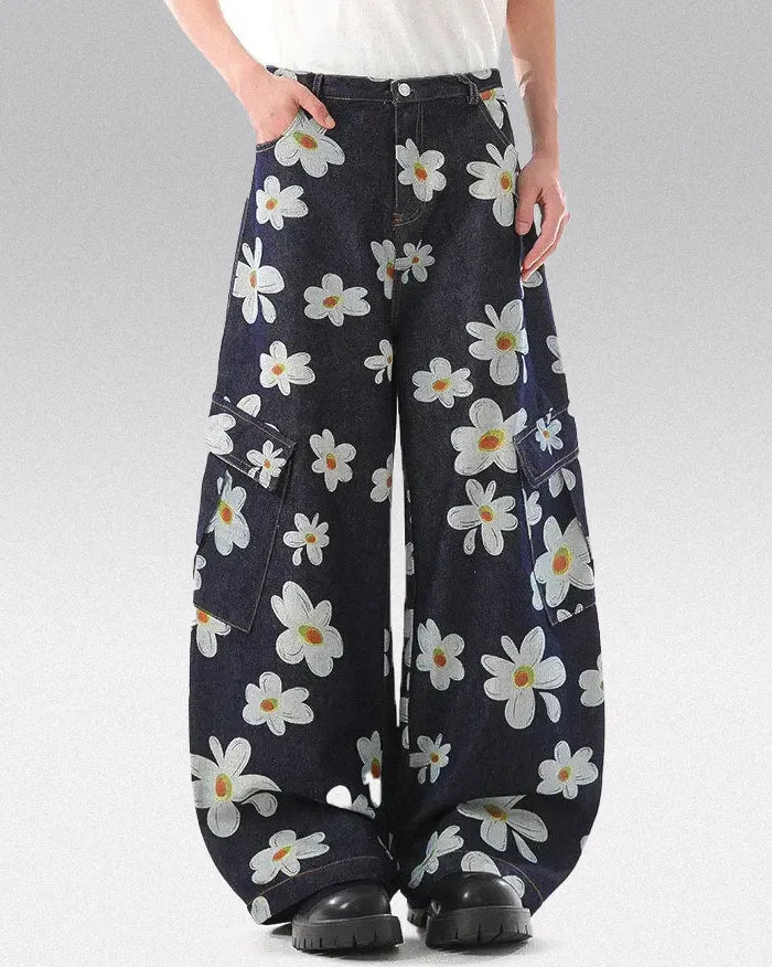 Daisy Flower jeans ’Lumen’
