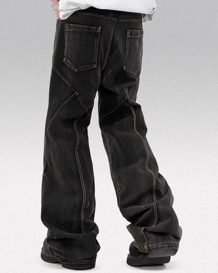 Deconstructed jeans ’Mirage’
