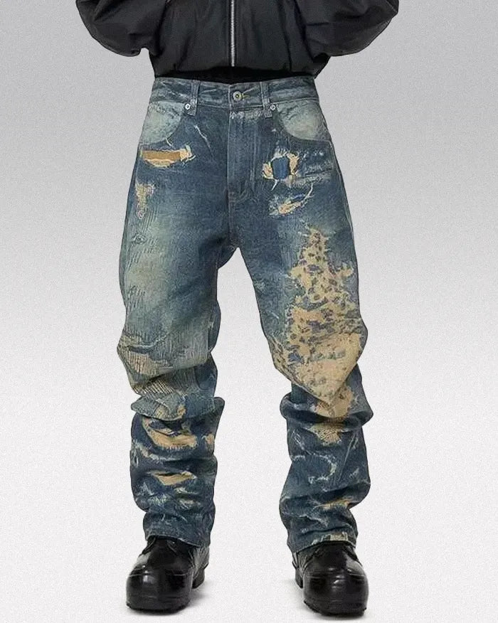 Digital Print jeans ’Korra’ - M