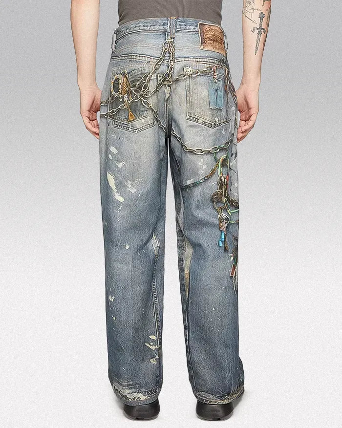 Digital printing on jeans ’Zenith’