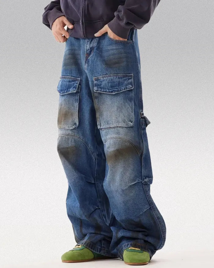 Dirty wash jeans ’Zypher’